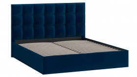 Кровать без ПМ «Эмбер» Велюр Confetti/Blue в Боготоле - bogotol.katalogmebeli.com | фото 3