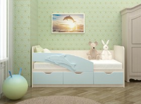 Кровать детская 1,6м Дельфин (Розовый металлик) в Боготоле - bogotol.katalogmebeli.com | фото