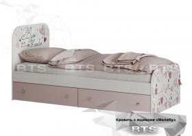 Кровать детская с ящиками КР-10 Малибу в Боготоле - bogotol.katalogmebeli.com | фото