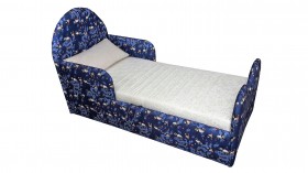 Кровать детская Соня (Печать Панда синий., 1 категория) в Боготоле - bogotol.katalogmebeli.com | фото