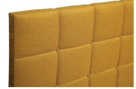 Кровать "Диана" ш. 1400 (Н=1010мм) (жаккард горчица) в Боготоле - bogotol.katalogmebeli.com | фото 5