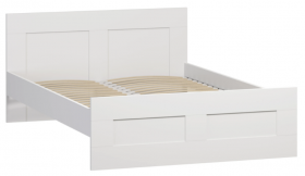 Кровать двухспальная Сириус 1600мм белый в Боготоле - bogotol.katalogmebeli.com | фото