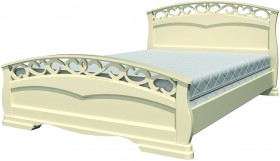 Кровать Грация-1 из массива сосны 1400*2000 Орех в Боготоле - bogotol.katalogmebeli.com | фото 21