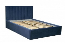 Кровать "Юнона" ш. 1600 (Н=1020мм) (ягуар нэви) в Боготоле - bogotol.katalogmebeli.com | фото