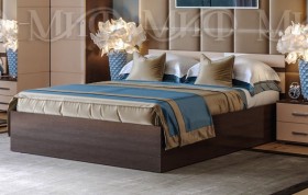 Кровать Нэнси 1,6м (Венге/капучино глянец) в Боготоле - bogotol.katalogmebeli.com | фото