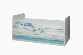 Кровать одинарная 06.222 (1600) (Дельфин) в Боготоле - bogotol.katalogmebeli.com | фото