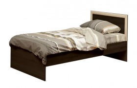 Кровать одинарная 21.55 (шир. 900) с настилом (венге/профиль дуб линдберг)/осн. в Боготоле - bogotol.katalogmebeli.com | фото