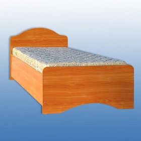 Кровать одинарная с ящиками 800-1 без матраса (круглые спинки) Вишня Оксфорд в Боготоле - bogotol.katalogmebeli.com | фото 2