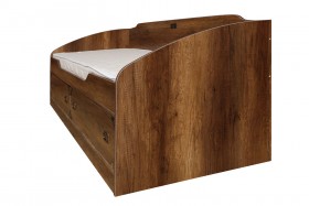 Кровать с 2-мя ящиками «Навигатор» (Дуб Каньон) в Боготоле - bogotol.katalogmebeli.com | фото 3