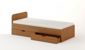 Кровать с ящиками 900 (Бук темный) в Боготоле - bogotol.katalogmebeli.com | фото