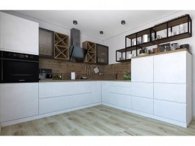 Модульная кухня Бронкс 1,8 м (Кварц) в Боготоле - bogotol.katalogmebeli.com | фото 5