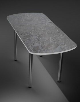 Кухонный стол 1100*700/400 ф 2 Пластик, урбан серый в Боготоле - bogotol.katalogmebeli.com | фото 2