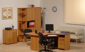 Мебель для персонала Рубин 42 Светлый миланский орех в Боготоле - bogotol.katalogmebeli.com | фото 2