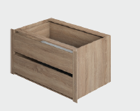 Модуль с ящиками для 2-х дверного шкафа Локер 388/776/471 Дуб Сонома в Боготоле - bogotol.katalogmebeli.com | фото