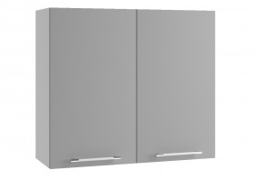 Монца ВП 800 шкаф верхний высокий (Мрамор Арктик/корпус Серый) в Боготоле - bogotol.katalogmebeli.com | фото