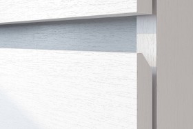 Модульная система "Токио" Тумба прикроватная Белый текстурный / Белый текстурный в Боготоле - bogotol.katalogmebeli.com | фото 4