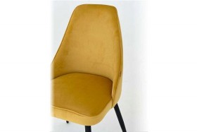Набор стульев Милан 2 шт (кофе велюр/черный) в Боготоле - bogotol.katalogmebeli.com | фото 3