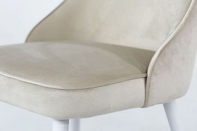 Набор стульев Милан 2 шт (пломбир велюр/белый) в Боготоле - bogotol.katalogmebeli.com | фото 5