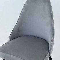 Набор стульев Милан 2 шт (серый велюр/белый) в Боготоле - bogotol.katalogmebeli.com | фото 2