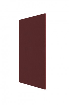 Панель торцевая СТ 400 Квадро (для шкафа торцевого нижнего) Красная кожа в Боготоле - bogotol.katalogmebeli.com | фото