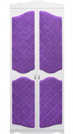 Шкаф 2-х створчатый серии Иллюзия 32 фиолетовый в Боготоле - bogotol.katalogmebeli.com | фото 1