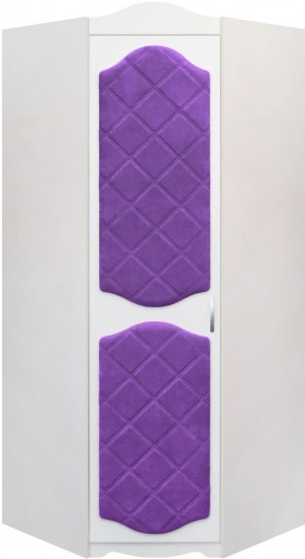 Шкаф угловой Иллюзия 32 Фиолетовый в Боготоле - bogotol.katalogmebeli.com | фото 1