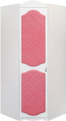 Шкаф угловой Иллюзия 89 Розовый в Боготоле - bogotol.katalogmebeli.com | фото