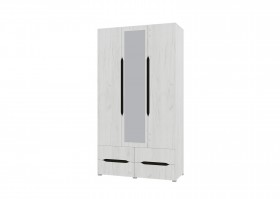 Шкаф 3-х створчатый с ящиками и зеркалом Вега (Прованс) в Боготоле - bogotol.katalogmebeli.com | фото