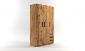 Шкаф 3-х створчатый с ящиками Шервуд (Дуб Вотан) в Боготоле - bogotol.katalogmebeli.com | фото