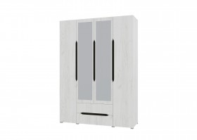 Шкаф 4-х створчатый с ящиками и зеркалами Вега (Прованс) в Боготоле - bogotol.katalogmebeli.com | фото
