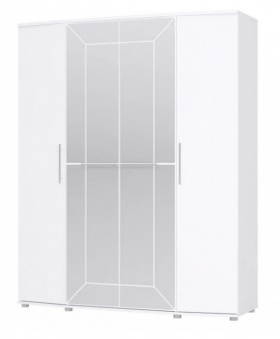Шкаф 4х дверный Амели 1805 Белый в Боготоле - bogotol.katalogmebeli.com | фото