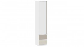 Шкаф для белья комбинированный «Сканди» Дуб Гарден/Белый/Глиняный серый в Боготоле - bogotol.katalogmebeli.com | фото