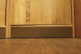 Шкаф для белья «Пилигрим» (Дуб Каньон светлый, Фон серый) в Боготоле - bogotol.katalogmebeli.com | фото 7