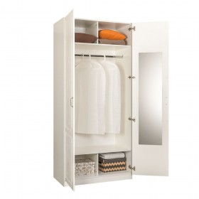 Шкаф для одежды 13.134 Ливерпуль (Белый, ясень ваниль НМ-1012-100 ПВХ) в Боготоле - bogotol.katalogmebeli.com | фото 3