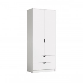 Шкаф для одежды 13.327 Уна (Белый) в Боготоле - bogotol.katalogmebeli.com | фото