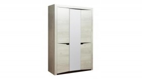 Шкаф для одежды "Лючия" (3-х дв.) (венге / белый) в Боготоле - bogotol.katalogmebeli.com | фото