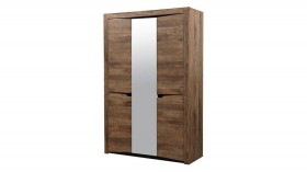 Шкаф для одежды "Лючия" (3-х дв.) (кейптаун/зеркало) в Боготоле - bogotol.katalogmebeli.com | фото 1