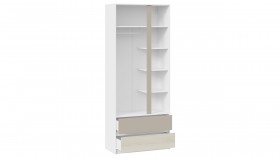 Шкаф для одежды комбинированный «Сканди» Дуб Гарден/Белый/Глиняный серый в Боготоле - bogotol.katalogmebeli.com | фото 2