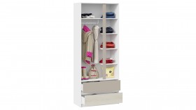 Шкаф для одежды комбинированный «Сканди» Дуб Гарден/Белый/Глиняный серый в Боготоле - bogotol.katalogmebeli.com | фото 3