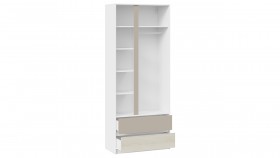 Шкаф для одежды комбинированный «Сканди» Дуб Гарден/Белый/Глиняный серый в Боготоле - bogotol.katalogmebeli.com | фото 5