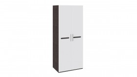Шкаф для одежды с 2-мя дверями «Фьюжн» Белый глянец/Венге Линум в Боготоле - bogotol.katalogmebeli.com | фото