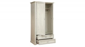 Шкаф для одежды "Сохо" (бетон пайн белый/2 ящика/зеркало) в Боготоле - bogotol.katalogmebeli.com | фото 3