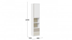 Шкаф комбинированный «Сканди» Дуб Гарден/Белый/Глиняный серый в Боготоле - bogotol.katalogmebeli.com | фото 4