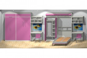 Шкаф-кровать детская в Боготоле - bogotol.katalogmebeli.com | фото 6