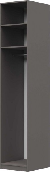 Шкаф ШР-1 зеркало, левый, Вива (Латте/Мокко Глянец/Тестиль) в Боготоле - bogotol.katalogmebeli.com | фото 2