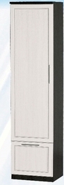 Шкаф средний с ящиком ДЛЯ ГОСТИНОЙ ШСЯ-450 Венге/Дуб выбеленный в Боготоле - bogotol.katalogmebeli.com | фото 1