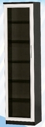 Шкаф средний со стеклодверью ДЛЯ ГОСТИНОЙ ШСС-450 Венге/Дуб выбеленный в Боготоле - bogotol.katalogmebeli.com | фото 1