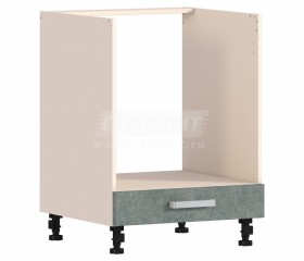 Шкаф-стол РСД-1-60 под духовку Регина 20 (Бетон серый/корпус Белый) в Боготоле - bogotol.katalogmebeli.com | фото