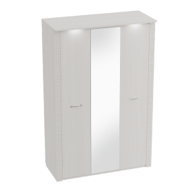 Шкаф трехдверный Элана Бодега белая в Боготоле - bogotol.katalogmebeli.com | фото