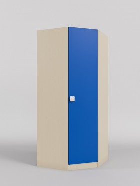 Шкаф угловой (угловая секция) Скай (Синий/корпус Клен) в Боготоле - bogotol.katalogmebeli.com | фото